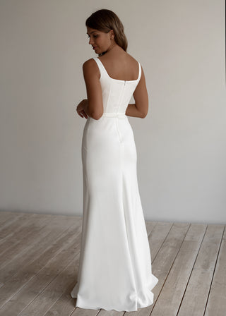 Crepe Wedding Dress Jessica - Olivia Bottega