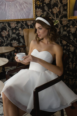 Organza Wedding Dress Fountana - Olivia Bottega