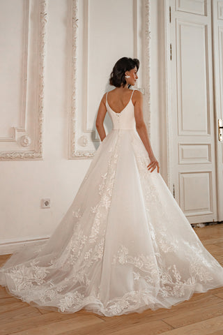 Lace Tulle Wedding Dress Tolinka - Olivia Bottega