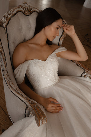 Sparkly Wedding Dress Sylph - Olivia Bottega