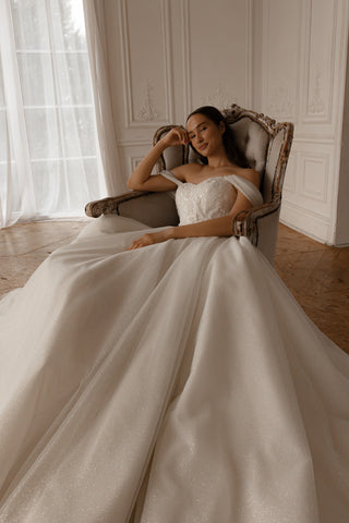 Sparkly Wedding Dress Sylph - Olivia Bottega