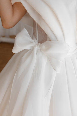 Short Organza Wedding Dress Inali - Olivia Bottega