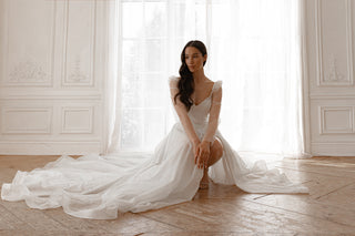 2 in 1 Wedding Dress Calista With The Detachable Skirt - Olivia Bottega