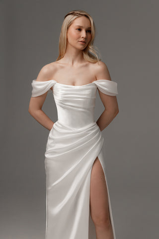 Wedding Dress Dakota With Detachable Straps - Olivia Bottega