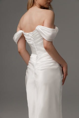 Wedding Dress Dakota With Detachable Straps - Olivia Bottega