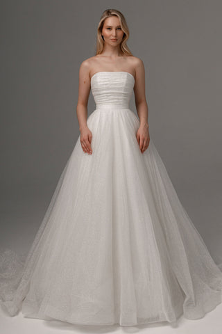 2 in 1 Wedding Dress Ebba With Detachable Kerstin Skirt - Olivia Bottega