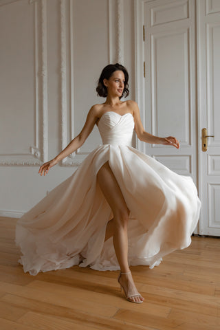 Sleeveless Wedding Dress Audrey - Olivia Bottega