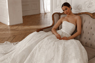 2 in 1 Wedding Dress Ebba With Detachable Skirt Meryem - Olivia Bottega