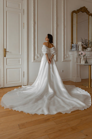 Wedding Dress Acerola with Leg Slit - Olivia Bottega