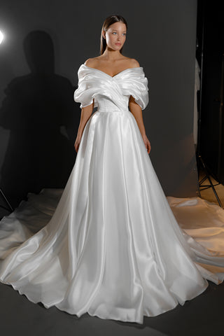 Wedding Dress Acerola with Leg Slit - Olivia Bottega