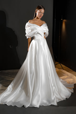 Wedding Dress Acerola with Leg Slit - Olivia Bottega