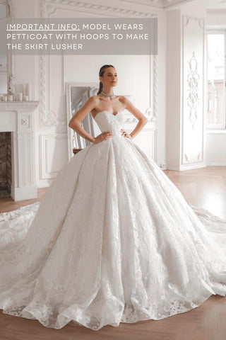 Lace Ball Gown Elmi - Olivia Bottega