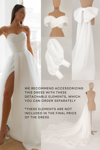 Sleeveless Wedding Dress Audrey - Olivia Bottega