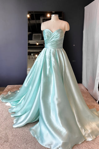 Aquamarine Wedding Dress Audrey - Olivia Bottega