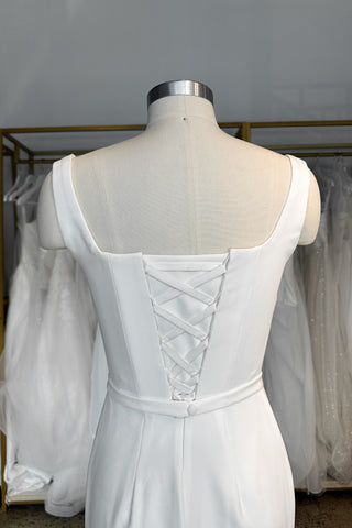 Crepe Wedding Dress Jessica - Olivia Bottega