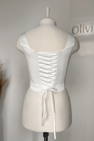 Square Neckline Corset Olla - Olivia Bottega