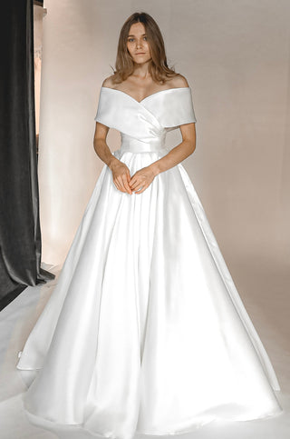 Satin Wedding Dress Cameron - Olivia Bottega