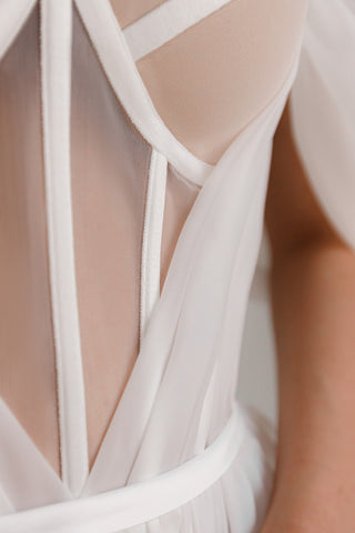 Organza Wedding Dress Asa - Olivia Bottega