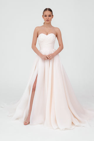 Sleeveless Wedding Dress Audrey - Olivia Bottega