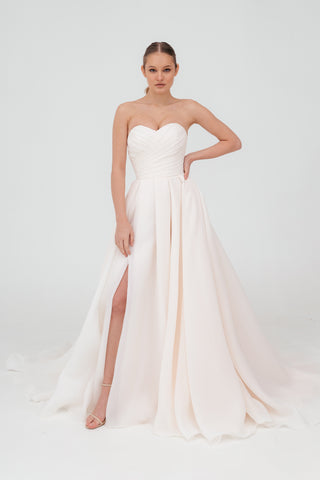 Sleeveless Wedding Dress Audrey - Olivia Bottega