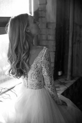 A-line wedding dress Aviv - oliviabottega