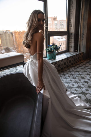 Mikado wedding dress Kimberly - oliviabottega