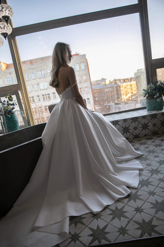 Mikado wedding dress Kimberly - oliviabottega