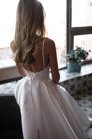 Mikado wedding dress Kimberly - oliviabottega