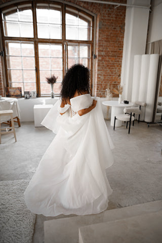 Organza Wedding Dress Asa - Olivia Bottega