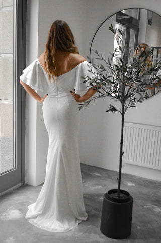 Sparkly Mermaid Wedding Dress Fly - Olivia Bottega