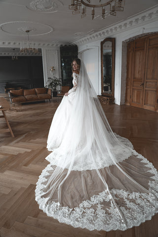 Lace Wedding Dress Elizabett Deco - Olivia Bottega