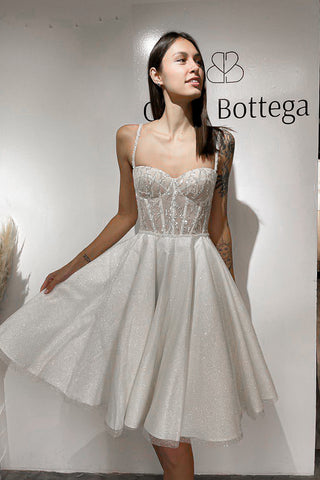 Sequin Wedding & Evening  Dress Wilma - Olivia Bottega