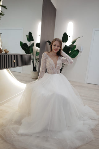 A-line Wedding Dress Aviv - Olivia Bottega