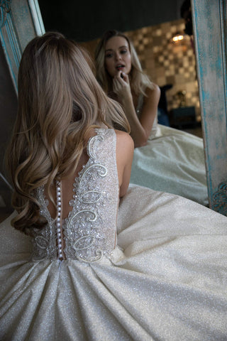 Sparkly wedding dress Udjin - oliviabottega